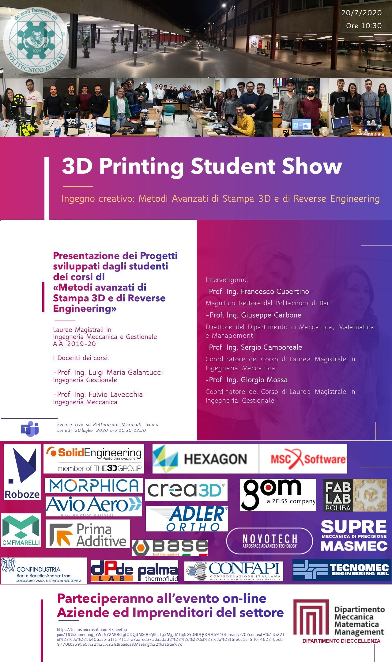 3d printing student show