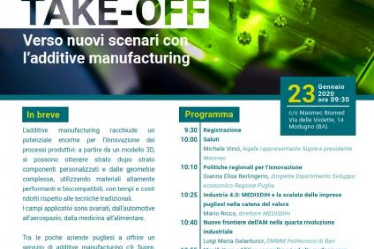 Take-off SUPRE Additive Manufacturing