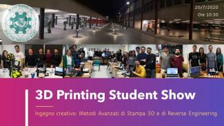 immagine evento 3d printing student show
