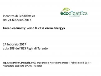 Locandina evento Ecodidattica c/o Istituto Righi Taranto