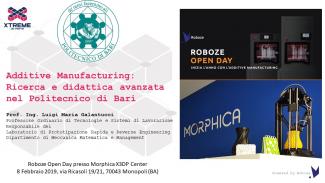 Additive Manufacturing: Ricerca e didattica avanzata nel Politecnico di Bari