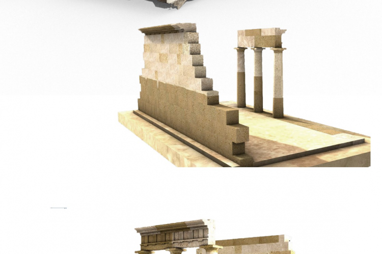 Rilievo e proposta di anastilosi di un tratto del portico del Santuario Romano di Agrigento