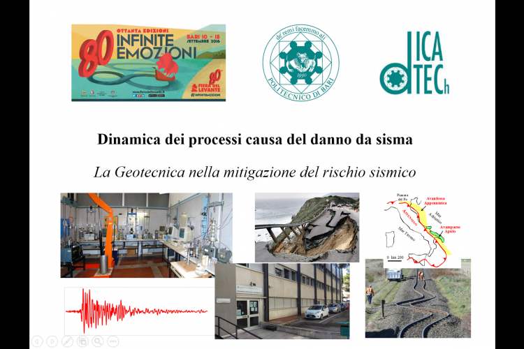 La Puglia per la Ricostruzione - Il contributo della Geotecnica alla Fiera del Levante