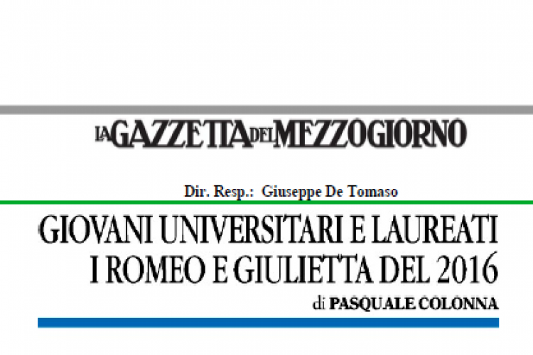 Articolo Gazzetta Mezzogiorno 19.01.2016 - P. Colonna