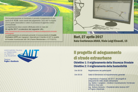 ANAS - Il progetto di adeguamento di strade extraurbane