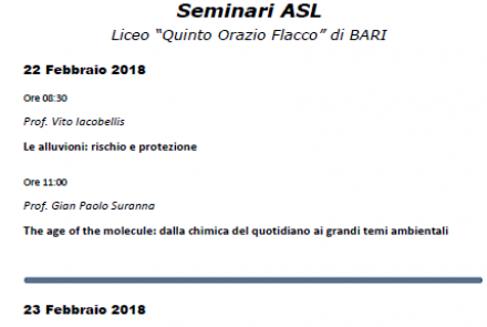 Alternanza Scuola Lavoro Bari (Flacco) 23.02.2018